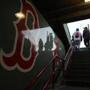 Boston, MA 10/14/18: Fans go up the stairs to their seats before game two of ALCS. Boston Red Sox hosted the Houston Astros in Game Two of ALCS at Fenway Park Sunday, Oct. 14, 2018. (John Tlumacki/Globe Staff)
