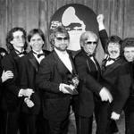Toto at the 1983 Grammy Awards (from left): Jeff Porcaro, Steve Porcaro, Michael Porcaro, Dave Paich, Dave Herngate, Bobby Kimball and Steve Lukather. 
