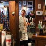 Nicole Eaton is the first female bartender at the quintessential workingman's bar, The Eire Pub. 