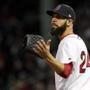 Boston, MA - 10/24/2018 - Red Sox pitcher David Price in the fourth inning. The Boston Red Sox host the LA Dodgers in Game 2 of the World Series at Fenway Park. (Barry Chin/Globe Staff)