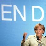 German Chancellor Angela Merkel spoke during a campaign meeting in Magdeburg in 2009.  