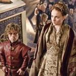 Sophie Turner as Sansa Stark (with Peter Dinklage as Tyrion Lannister) on ?Game of Thrones.?