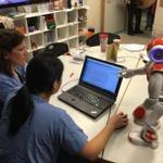 A team from MIT programmed a robot to function as a nurse manager. Team members from Beth Israel Deaconess Medical Center (pictured) participated in an experiment involving the robot on the labor and delivery floor in 2015. 