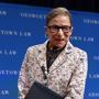 Bristol, RI - 1/30/2018 - Ginsburg answers audience questions. United States Supreme Court Justice Ruth Bader Ginsburg (cq) speaks during a 