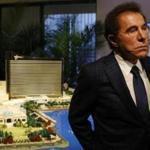 Medford, MA - 3/15/2016 - Steve Wynn speaks to reporters about a planned casino in Everett during a press conference in Medford, MA March 15, 2016. Jessica Rinaldi/Globe Staff Topic: 16wynn Reporter: