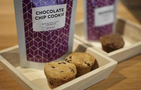 The chocolate chip cookie, pictured here, is one of the edible medical marijuana offerings at Cultivate.
