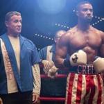 Sylvester Stallone stars as Rocky Balboa and Michael B. Jordan as Adonis Creed in ?Creed II?.