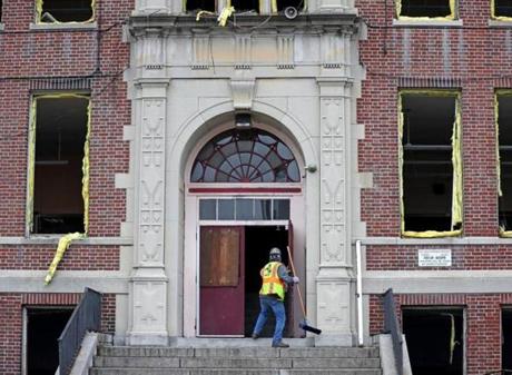 BOSTON, MA - 11/19/2018: Gate of Heaven School in South Boston will be torn down (David L Ryan/Globe Staff ) SECTION: METRO TOPIC 
