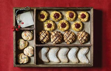 Macaroons, Christmas wreaths, almond crescents, and Italian natale cookies bring on the warm memories.
