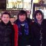  Boston Marathon bomber Dzhokhar Tsarnaev (right) posed with Azamat Tazhayakov (left) and Dias Kadyrbayev in New York. Immigration officials say Kadyrbayev has been deported to his native Kazakhstan after he was convicted of concealing evidence in the case.