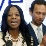 Surrounded by her family, Representative Mia Love, Republican of Utah, discussed her election loss Monday in Salt Lake City.