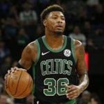 Boston Celtics' Marcus Smart plays against the Minnesota Timberwolves in the first half of an NBA basketball game Saturday, Dec. 1, 2018, in Minneapolis. (AP Photo/Jim Mone)
