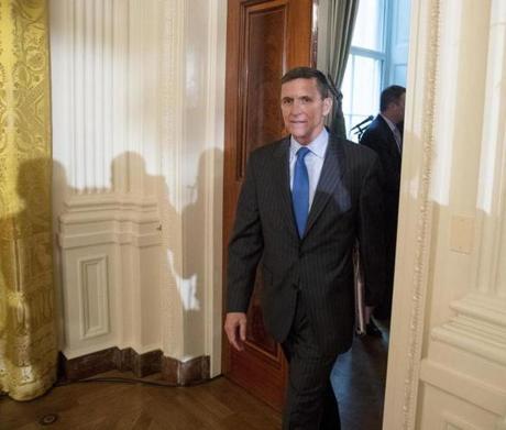Michael Flynn during his brief tenure at the White House
