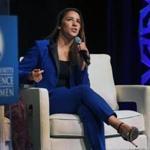 Boston, MA 12-5-18: Aly Raisman is pictured as she speaks at The Massachusets Conference For Women event held at the Boston Convention Center. (Jim Davis/Globe Staff)