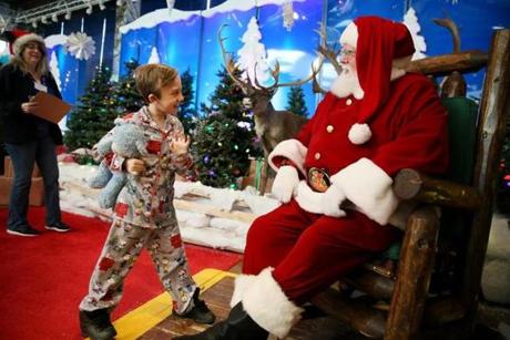 Sensitive Santa, also known as Thom Martin, cheered David Kramer.
