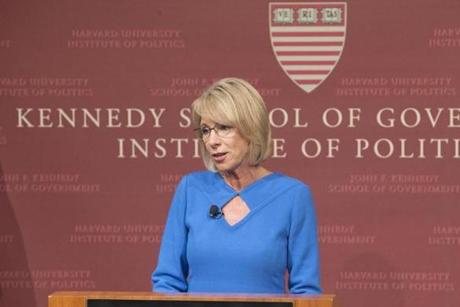 Some Harvard activists say that Education Secretary Betsy DeVos?s efforts to overhaul the Title IX process are altering the landscape of sex assault investigations before they?re finalized. 
