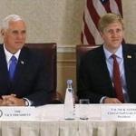 Nick Ayers (right) has served as Vice President Mike Pence?s chief of staff.