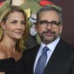Nancy Carell, left, and Steve Carell arrive at the premiere of 