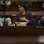 Congresswoman-elect Ayanna Pressley attended her final City Council meeting Tuesday.