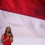 CLEVELAND, OH - JULY 21: Ayla Brown performs the National Anthem during the opening of the evening session on the fourth day of the Republican National Convention on July 21, 2016 at the Quicken Loans Arena in Cleveland, Ohio. Republican presidential candidate Donald Trump received the number of votes needed to secure the party's nomination. An estimated 50,000 people are expected in Cleveland, including hundreds of protesters and members of the media. The four-day Republican National Convention kicked off on July 18. (Photo by Alex Wong/Getty Images)