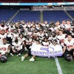 Foxborough MA 11/30/18 North Andover team after they defeated King Philip 6-0 capturing the MIAA Division 1 State Championship at Gillette Stadium. (photo by Matthew J. Lee/Globe staff) topic: 01schbowl reporter: Nathaniel Weitzer