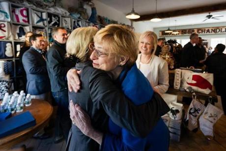 Maine Governor-elect Janet Mills greeted supporters recently. Mills has vowed to expand Medicaid coverage for poor Mainers. 
