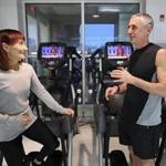 After becoming bored in retirement, Ron Cohen took a job at the Y, where he and his wife, Susan, a teacher, are members. 