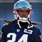 Foxborough, MA 12-27-18: CB Stephon Gilmore is pictured during the portion of the New England Patriots practice that was open to the media. (Jim Davis/Globe Staff)