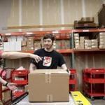 Target employees sorted boxed items from online orders to be shipped out to customers at an Edison, N.J., store. 
