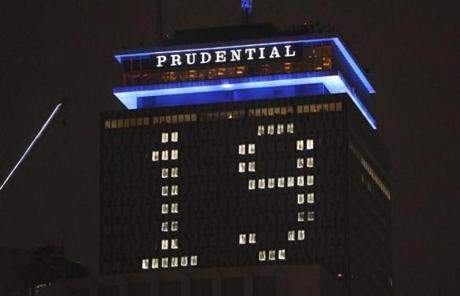 The Prudential welcomes the new year.
