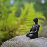 Meditating Figure by Linda Hoffman, shown at the 10th annual outdoor sculpture exhibit in 2016 at Old Frog Pond Farm and Studio in Harvard. Looks peaceful, doesn?t it?