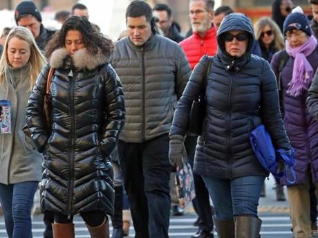 It can seem like the winter uniform for some women in Boston, but what does wearing a puffy coat mean? 
