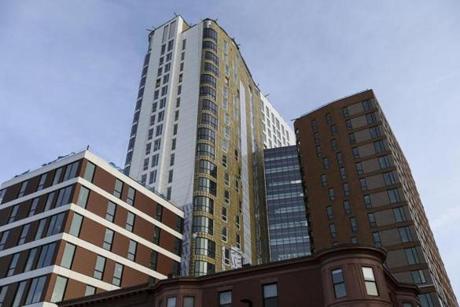 A Northeastern residence hall run by a private developer will open in the fall. 
