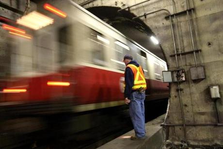 Major repairs to MBTA lines might mean keeping tracks clear of trains for longer periods.
