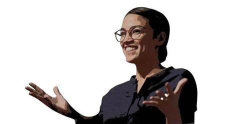 Democrat Alexandria Ocasio-Cortez, who won her bid for a seat in the House of Representatives in New York's 14th Congressional District, at the Kennedy School's Institute of Politics at Harvard University, Thursday, Dec. 6, 2018. (AP Photo/Charles Krupa)

