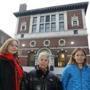 (From left) Ellen Hume, Marie Symbol, and Kirsten Hoffman want to save the Nazzaro Community Center from redevelopment.  