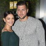 Tim Tebow and Demi-Leigh Nel-Peters at an event last week in San Jose, Calif.