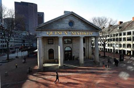 Faneuil Hall Marketplace caters primarily to tourists these days, but that wasn?t the case when it opened in 1976.
