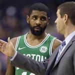 Kyrie Irving and his teammates are free to second-guess coaching decisions, according to Brad Stevens. 