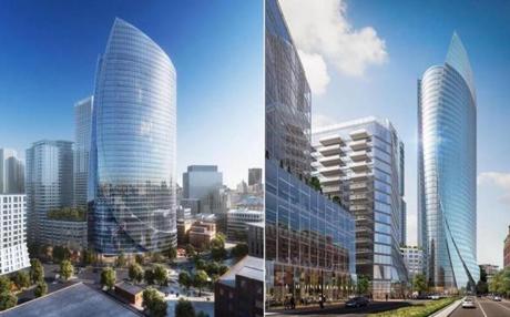 Renderings of the new One Congress Street office tower. 
