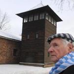 Former Auschwitz prisoner Stanislaw Zalewski was at the site of the Nazi death camp Sunday on the 74th anniversary of its liberation by allied forces.