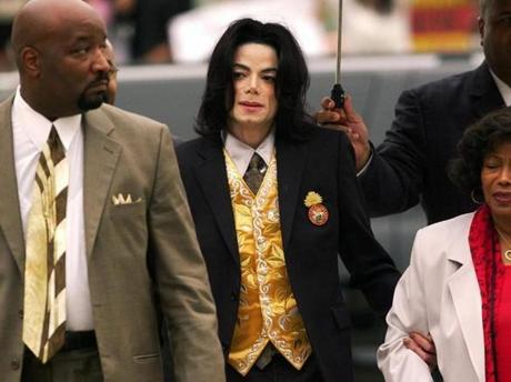 Michael Jackson arrived at court for his child molestation trial in 2005 in California. ?Leaving Neverland,? a documentary about two boys who accused Jackson of sexual abuse, premiered over the weekend at the Sundance Film Festival.
