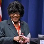 New City Councilor Althea Garrison, just three weeks after her unexpected ascension to her seat, received a standing ovation for her first proposal as councilor.