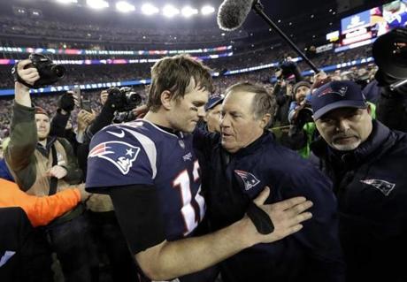 Tom Brady and Bill Belichick are in their ninth Super Bowl together ? no other player or coach has six.
