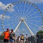 La Grande Roue De Montreal, in the Old Port section of the city, has been in operation since the fall of 2017. 