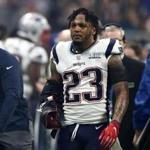 Patrick Chung broke his arm in the third quarter of Super Bowl LIII. 
