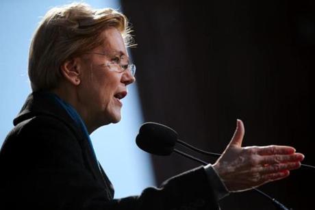Senator Elizabeth Warren had her presidential campaign kickoff Saturday in Lawrence.
