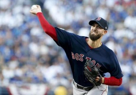 Red Sox pitcher Rick Porcello is entering the final year of his contract.
