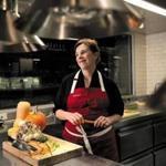 Chef Barbara Lynch in the kitchen of Menton in Boston. Menton received a Five Diamond award from AAA this year.