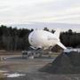 Altaeros, a Somerville startup, tested its blimp, which carries cellular antennas and can be tethered by cables 800 feet above ground, in lieu of traditional cell towers. 